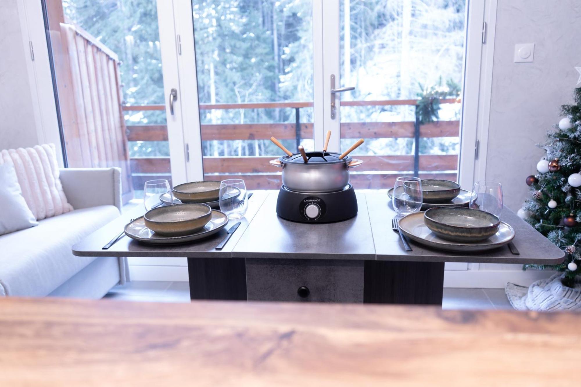 Studio Cabine Au Loup Blanc Avec Vue Mont Blanc Saint-Gervais-les-Bains Eksteriør bilde